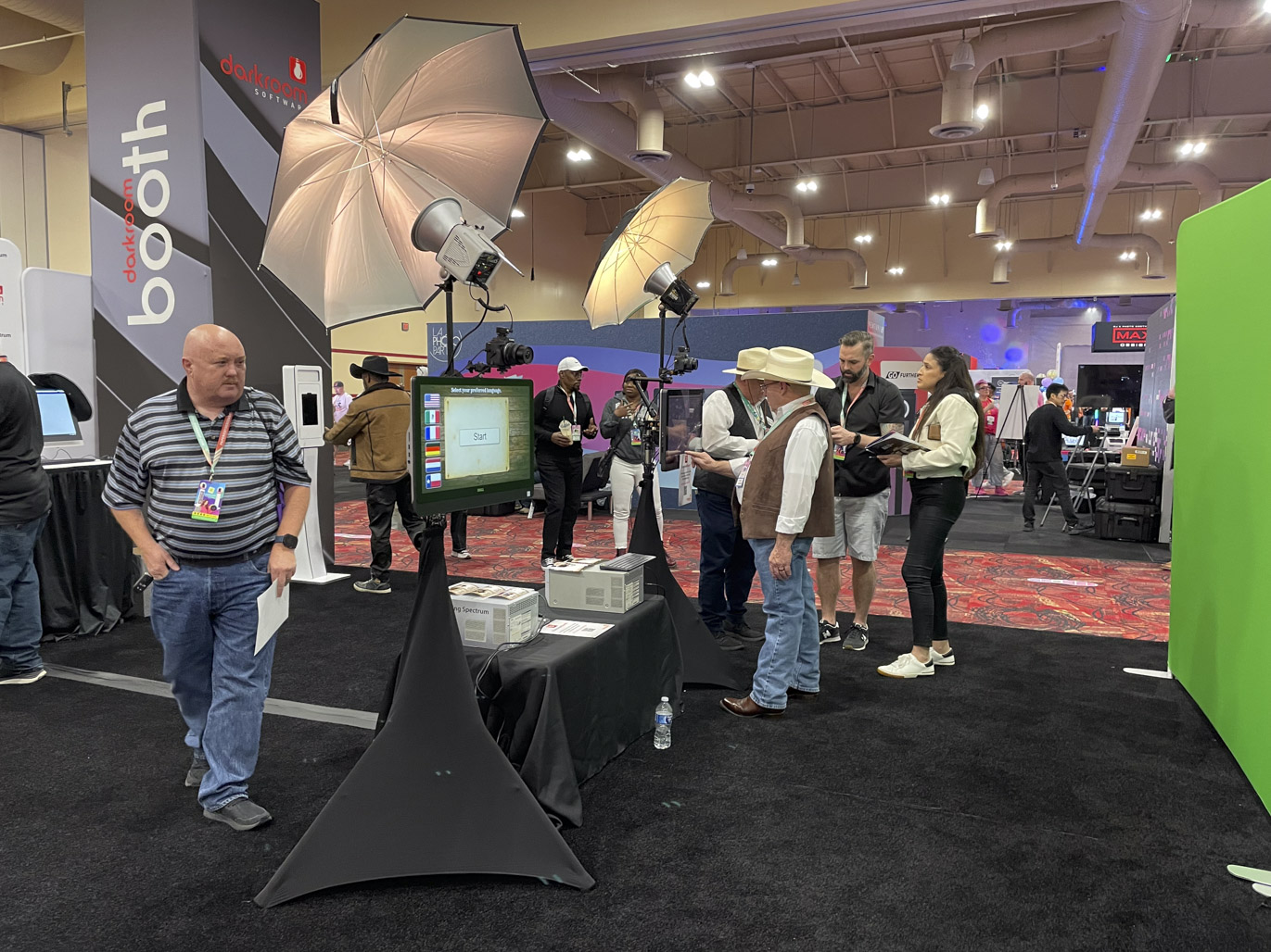 Jack Vosburgh photographing WPPI in Las Vegas, NV