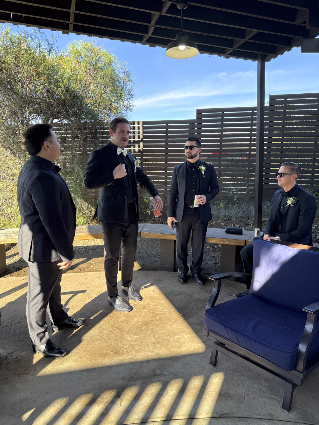 Wedding Couple at Andrew and Suzanne at Golden Nugget