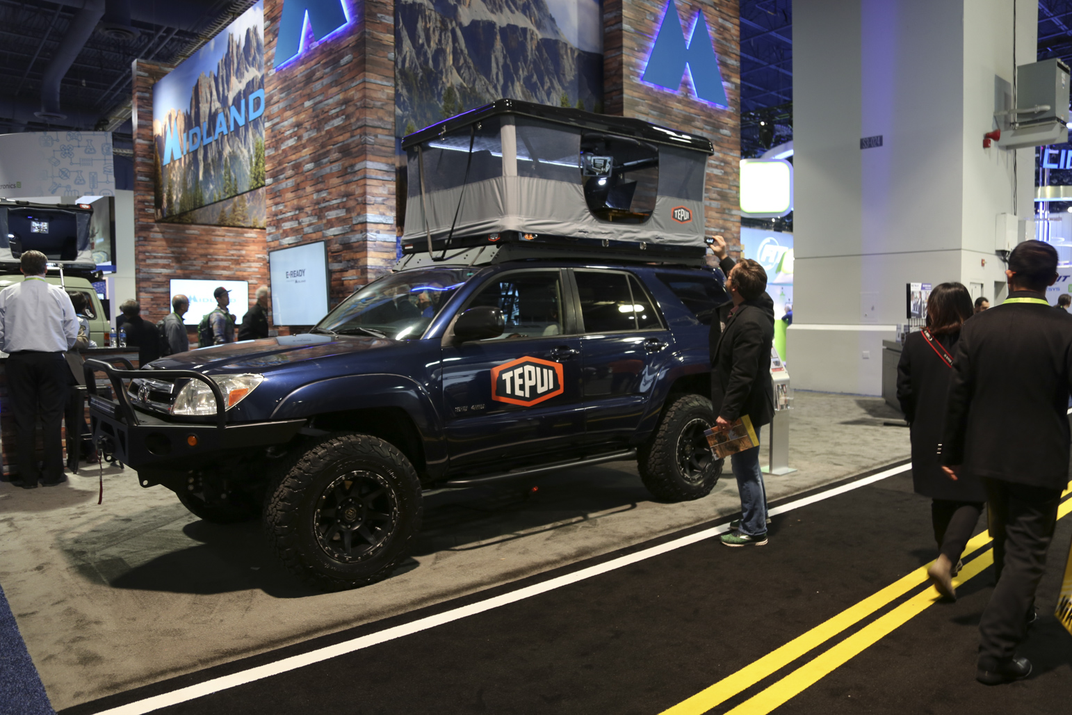 Vehicles at CES in Las Vegas, NV